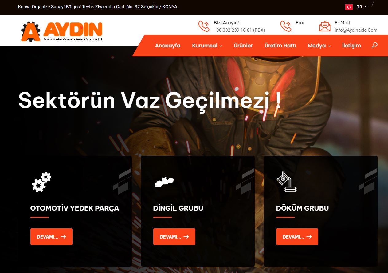 YENİ WEB SİTEMİZ HİZMETE GİRMİŞTİR... 